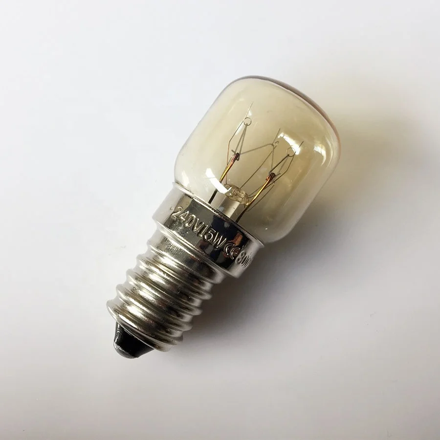 
EU, AU, UK, NZ T22 E14 15W oven bulb for salt lamp 