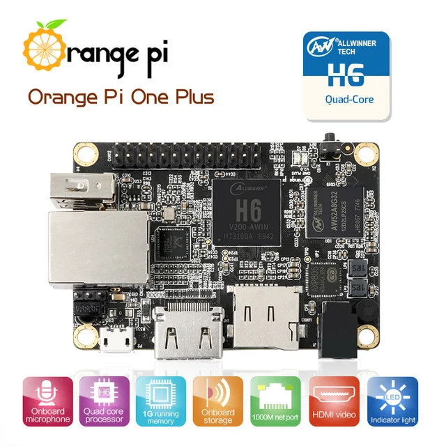 Orange PI One Plus Development Board Thousand Lan Port 1GB LPDDR3