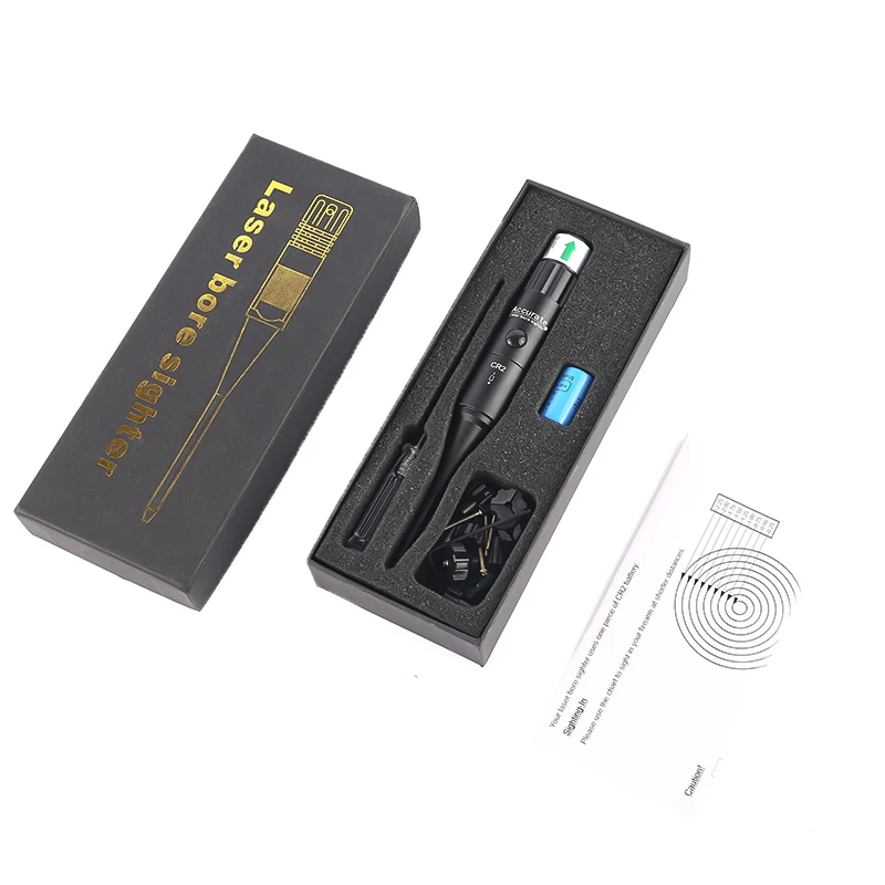 Набор тактических зеленых лазерных прицепов, лазерный прицел с зелеными точками калибра от 17 до 54, с кнопочным переключателем