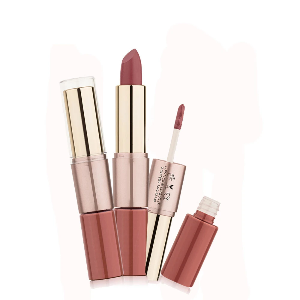 
ODM OEM private label double head lipstick custom wholesale matte liquid lipstick 