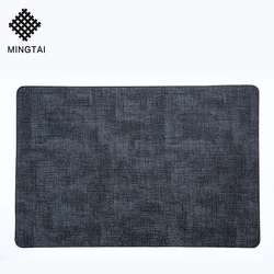 Wholesale Custom heat Restaurant and Home waterproof  PVC leather placemat and table mats & Pads