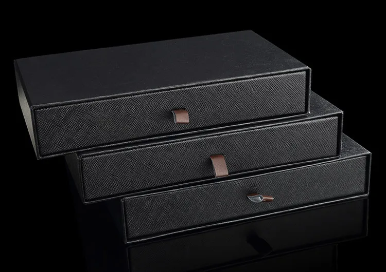 Factory hot sale wallet packing box wallet box luxury paper drawer gift box with logo customized