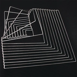 Skillful Manufacturer Educational Delicate Wave Square Iron Craft