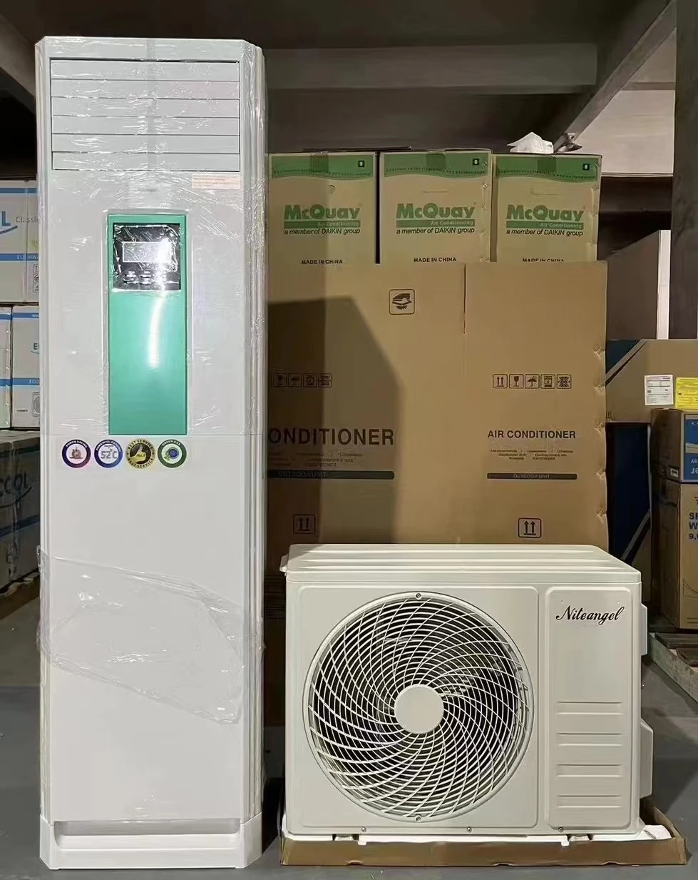 Напольный кондиционер стоячий 24000btu 36000btu 48000btu 60000btu охлаждающий и нагревательный инвертор