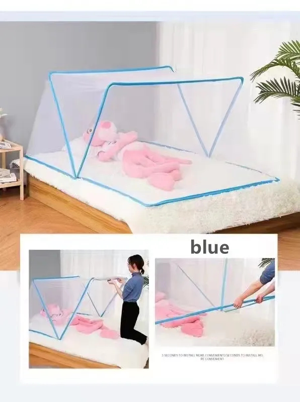 Simple and easy Adult foldable mosquito net free student bunk dormitories mosquito cover bottomless adult baby children tent