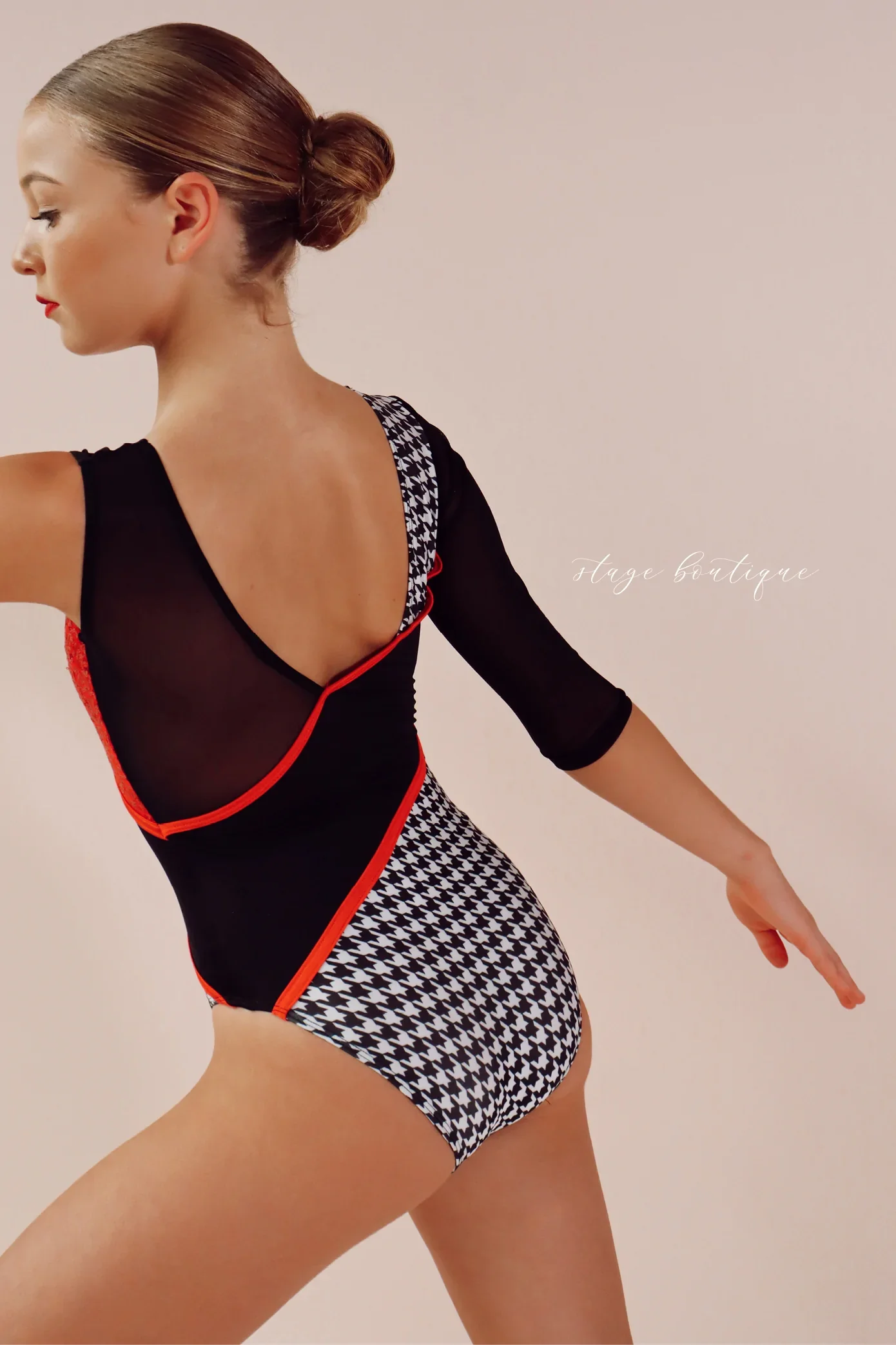 Kids Stage Lycra And Sequin Fabric Splicing Jazz/Lace Dance Wear Girls Dance Leotard Costume For Performance