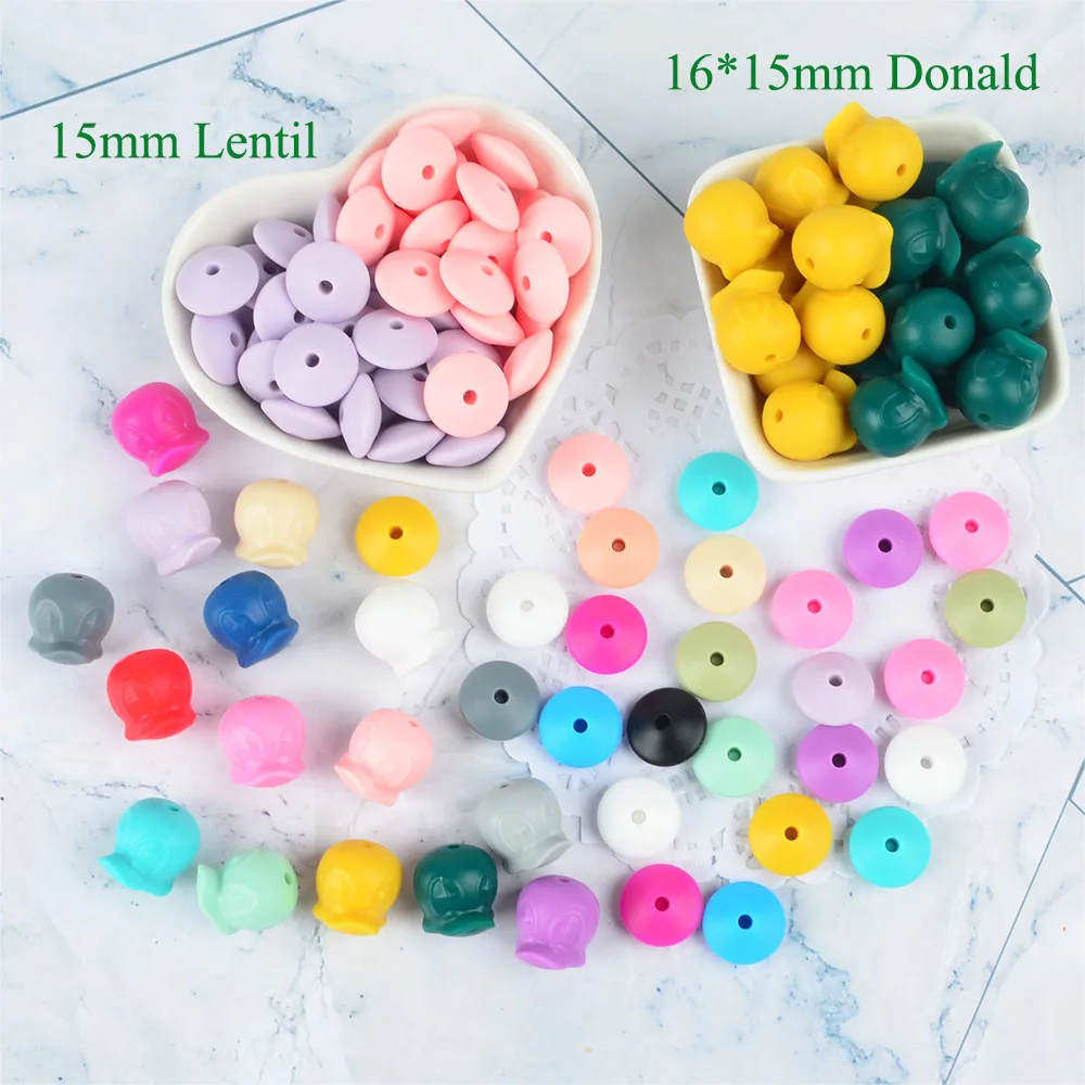  Wholesale Soft Bpa Free Animal Teething Beads Food Grade