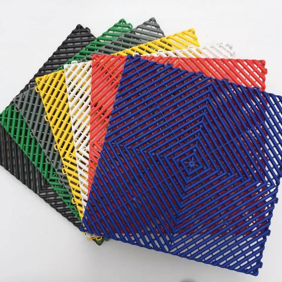
Plastic PP portable garage floor tiles for warehouse 