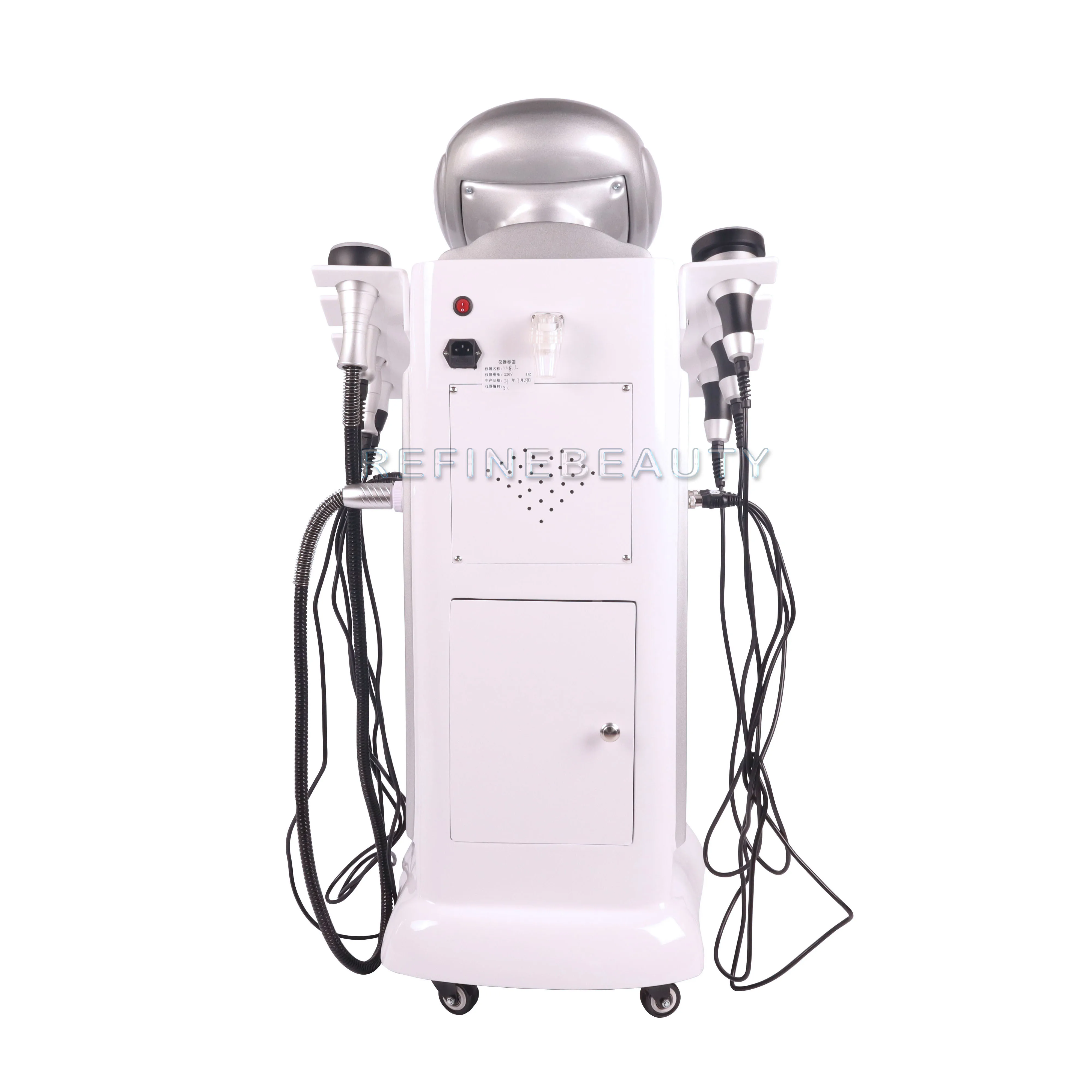 
2021 Factory price 7 in 1 body 80k cavitation tight skin slimming massager management vacuum massage rf beauty machine 
