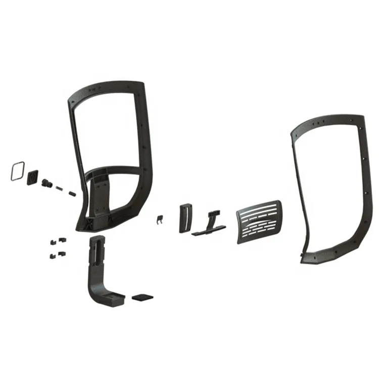 Пластиковые детали стула задняя рамка для офисной мебели Замена спинки стула