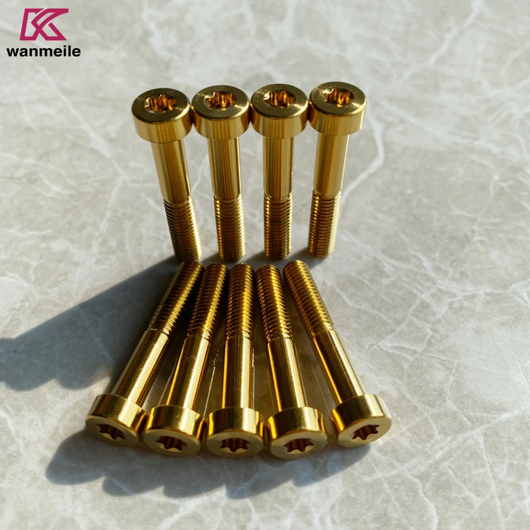 m5 titanium alloy bolt with torx key