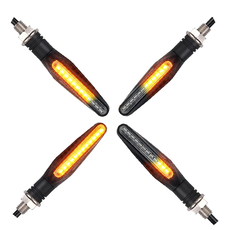 2 шт./пара универсальный LED Сигнал поворота мотоцикла 12v IP68 водонепроницаемый последовательного мигалкой индикатор мигалки