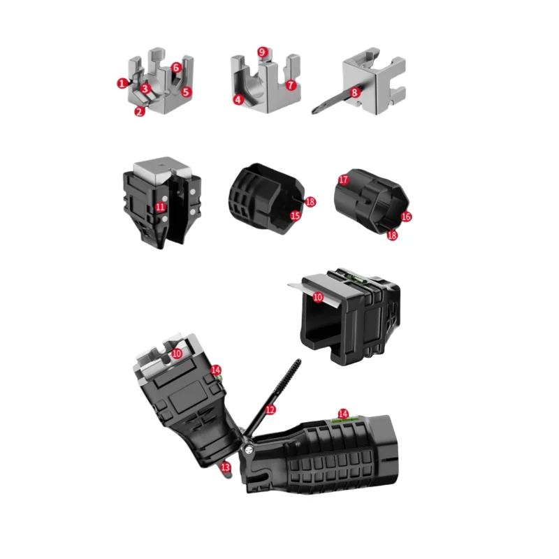 Multifunctional 18 in 1 Plumbing Tools Kitchen Repair Plumbing Tool Plumbing Wrench