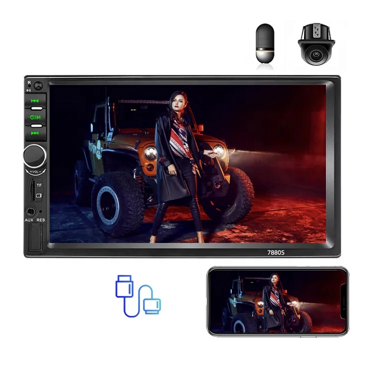 
Car Multimedia Player Stereo MP3 MP4 MP5 Rear View Camera Car Radio 