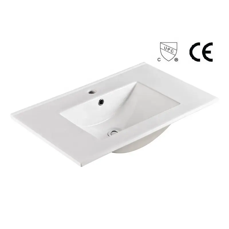 Vanity Basin Bathroom Sink Modern Commercial Ceramic White Bath Sink Price Countertop Bathroom Sink