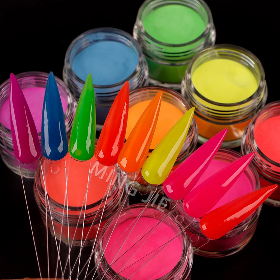 PMMA Bulk Nail Products Wholesale Nail Shiny Acrylic Powder Decoration Tips Charms For nail