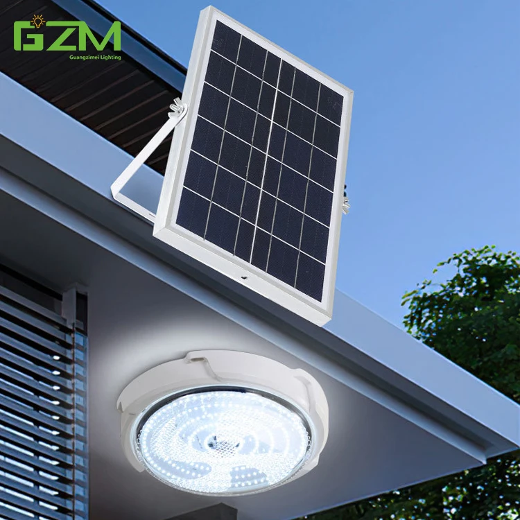 Modern Designed Surface Mount Waterproof Ip65 Round Ceiling Lamp 25w 50w 100w 200w 300w 500w Led Solar Ceiling Light