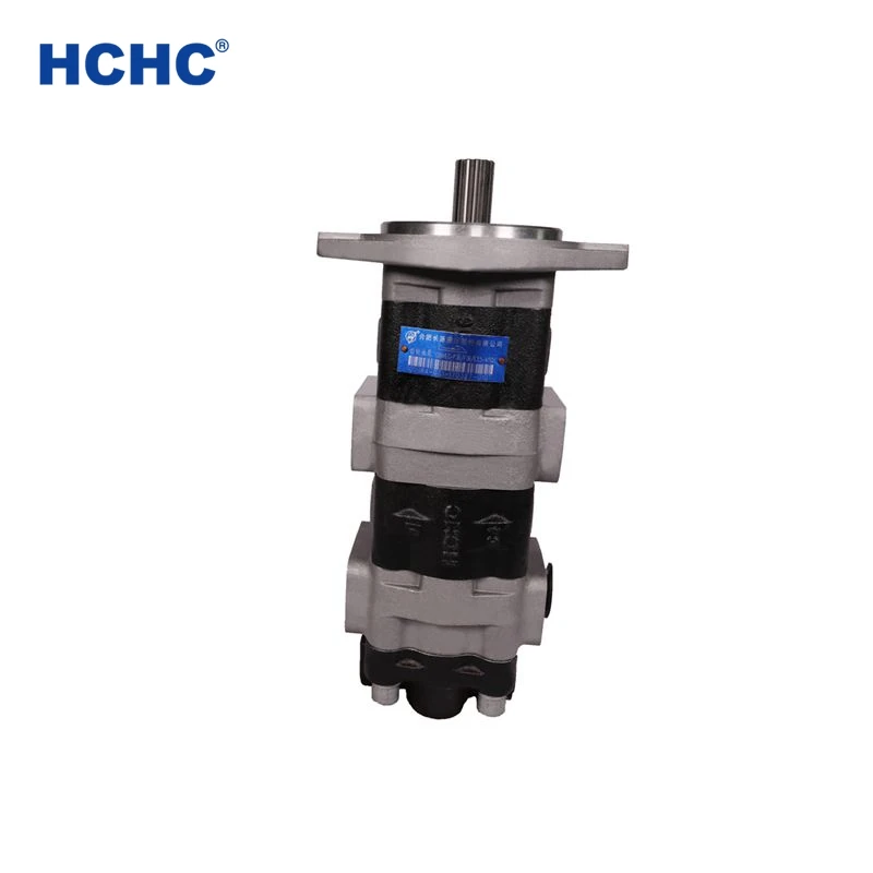 Chinese forklift hydraulic double gear pump Wholesale for crane excavator junk truck
