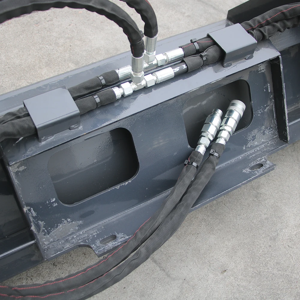 The Multi Functional 4 in 1 Mini Combination Bucket Which Is a Part for Mini Skid Steer Attachment Loaders Is Inexpensive