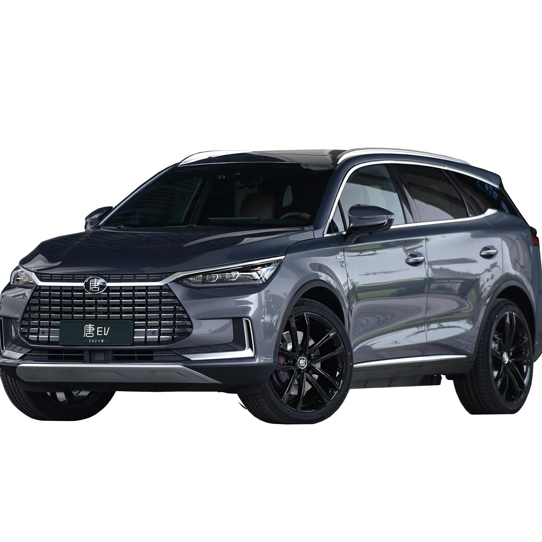  Tang ev мощный мотор высокая скорость 7 мест супер длинный диапазон электрический умный средний размер 4 колеса SUV BYD горячая