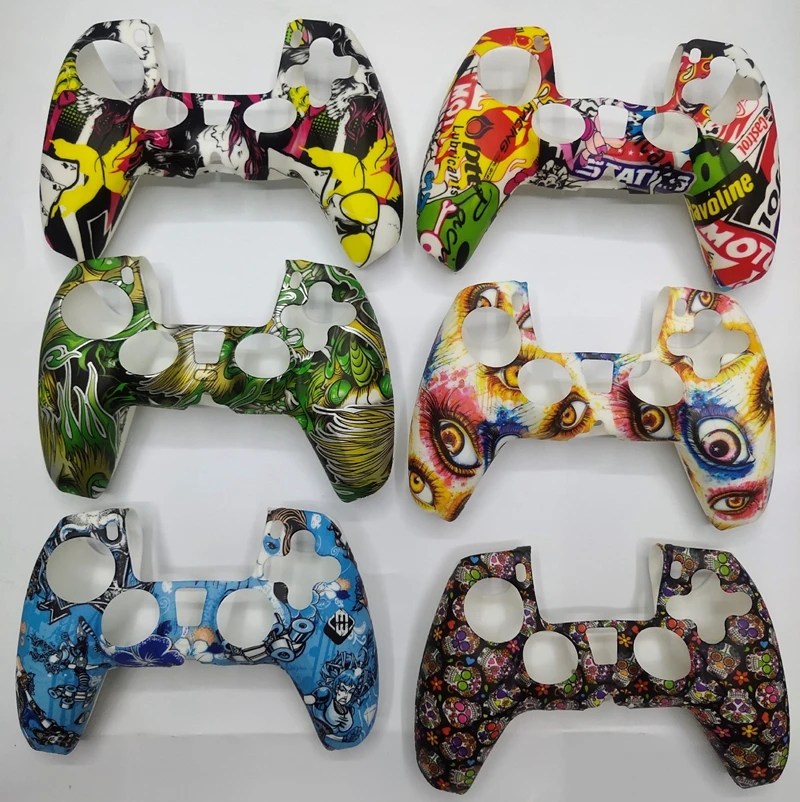 Hot Sell Camo Color Dualshock Controller Skin Game Controller Bag Case For Custom Playstation 5 Controller Skins