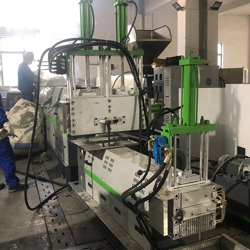 low cost  LDPE PELD PP ABS plastic raw material recycling reprocess  pellets making machine