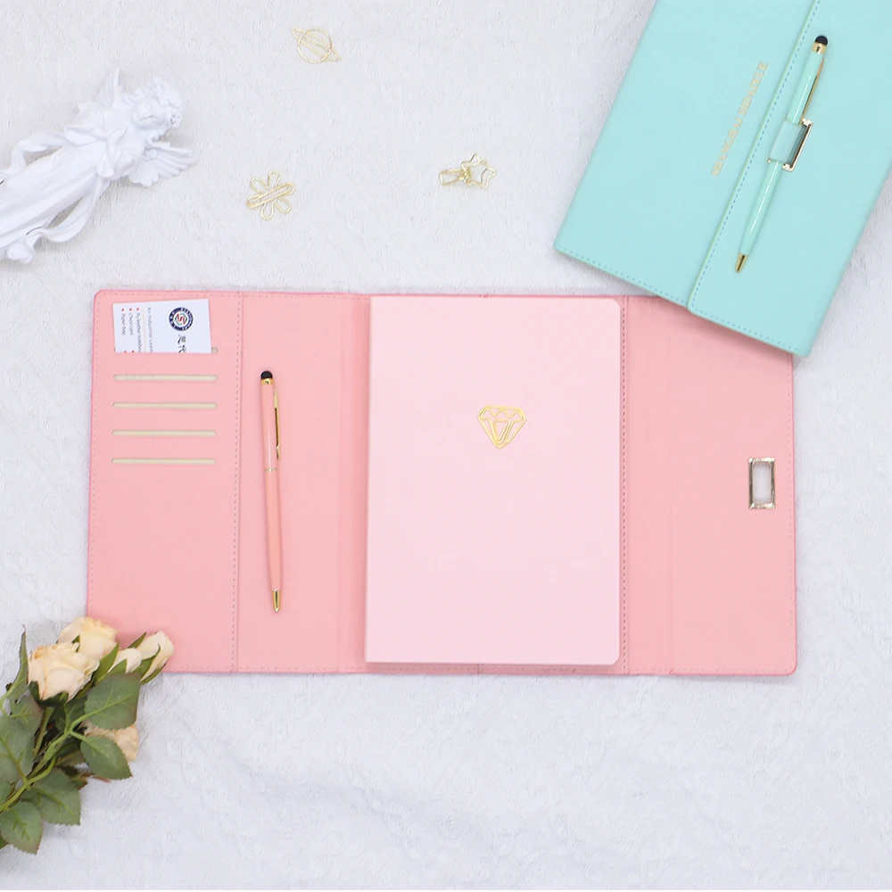 Manufacture Journal A5 Leather Custom Notebook with Logo Custom Business Journal