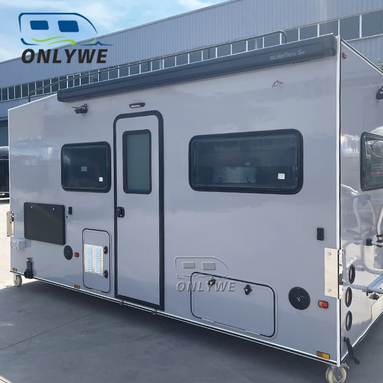 ONLYWE American Fibreglass Unimog Expedition Truck Camper 4x4 Rv Camper Truck Body Overland Slide On Box Trucks Camper For Sale