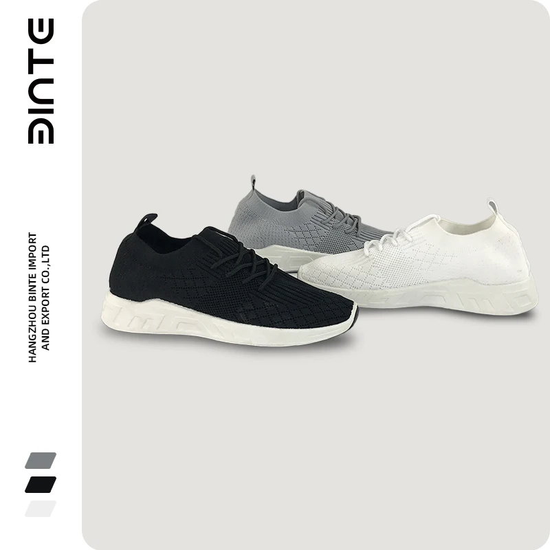 2012 Wholesale new arrival breathable and comfy fly knitted upper shoes women sneakers