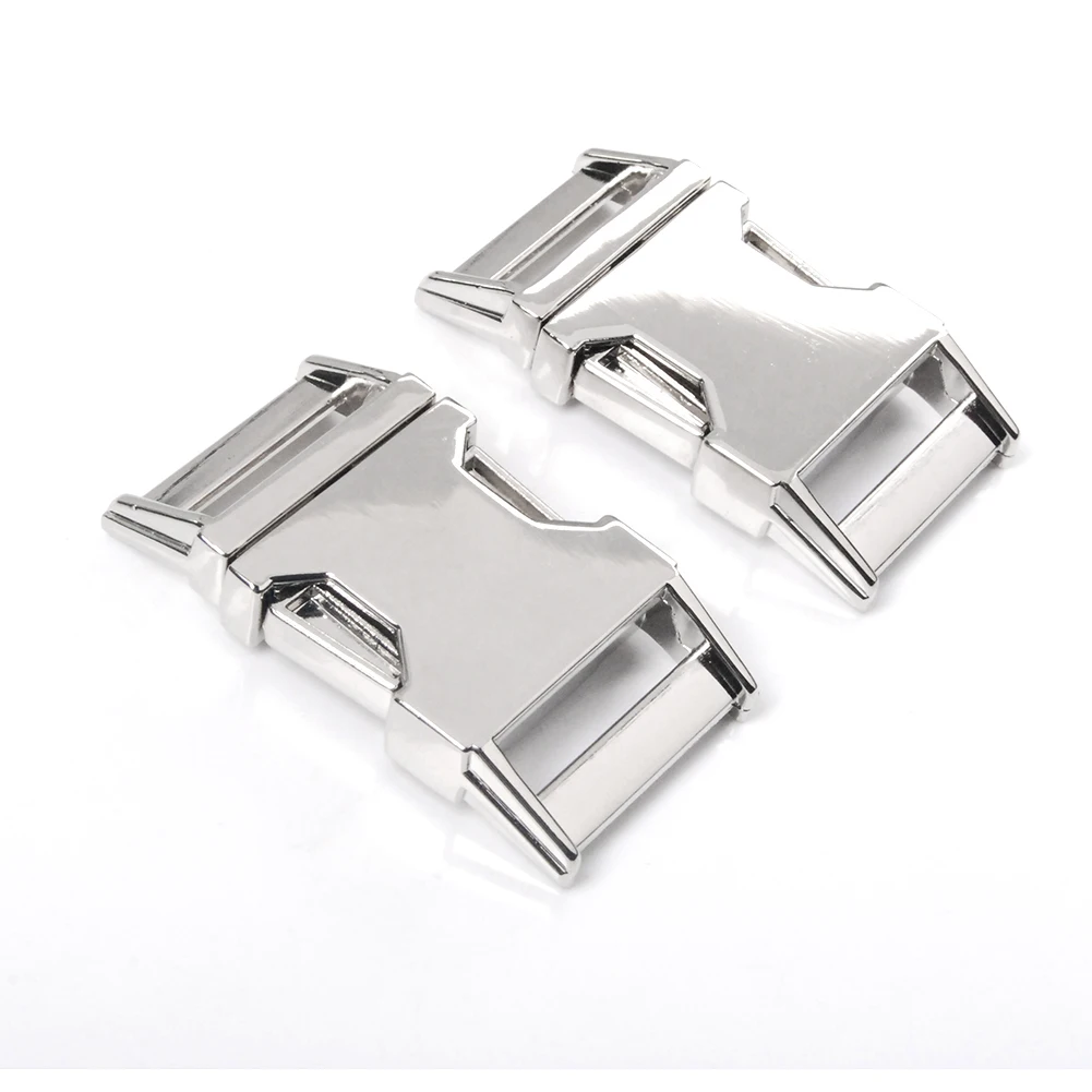 25mm Quick Side Release Buckle Adjustable Buckles Outdoor Backpack Strap Bags Webbing Dog Collar Belt DIY Accessories Metal