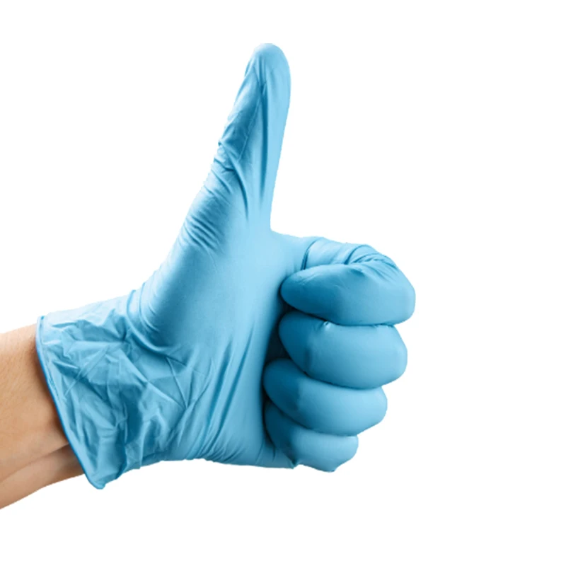 Powder freePowder free food grade cheap Nitrile disposable gloves in china with good products