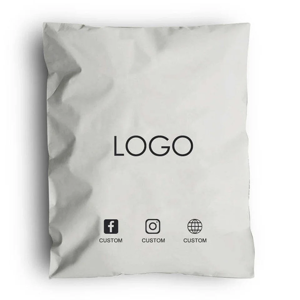 GDCX Custom Logo 10X13 Mailer 145 X 19 14X19 Or Flyer Logo Gray Polymailer Cheap Poly Mailers