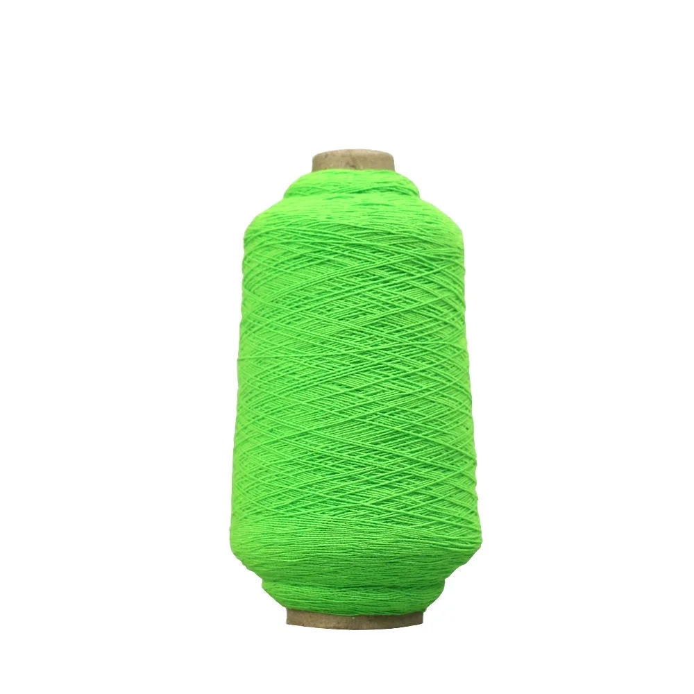 Custom specifications elastic socks yarn no MOQ  bulk Recycled latex covered polyester rubber yarn for knitting