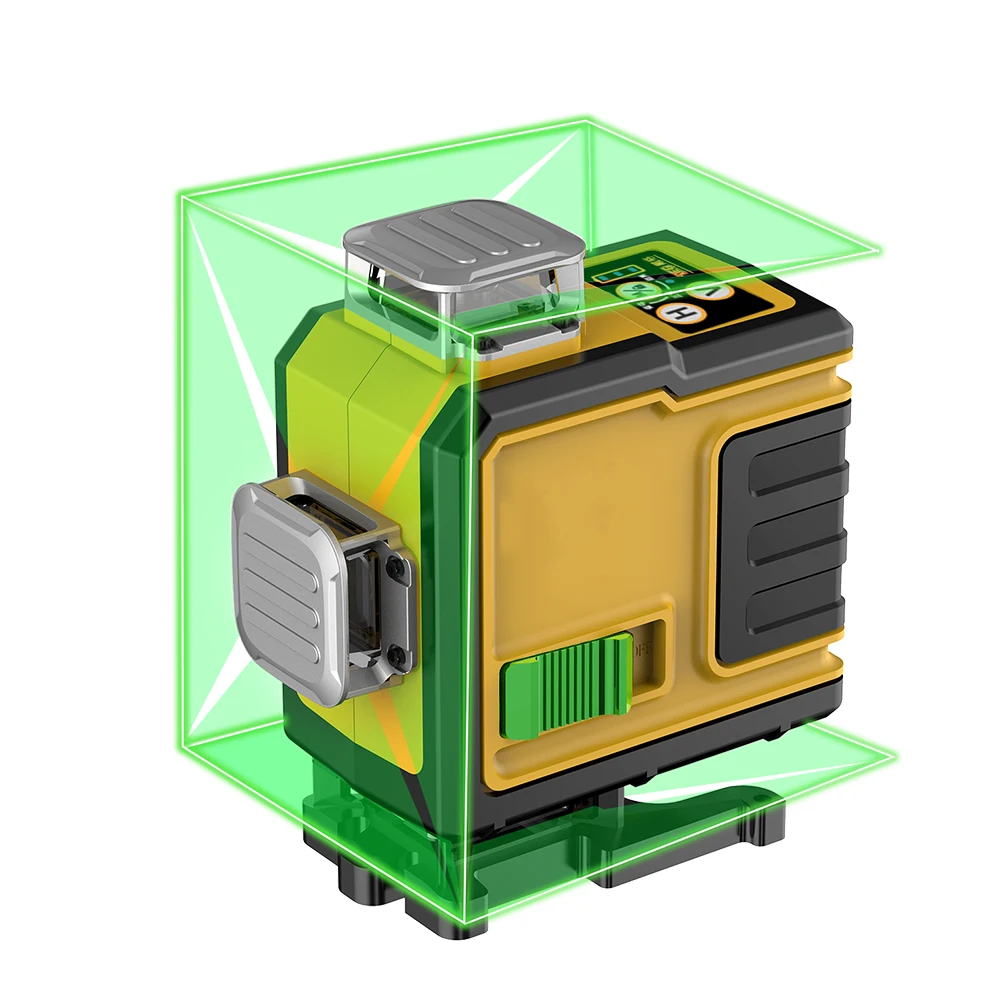 360 New type sale self-leveling rotary laser level 12 lines tool green