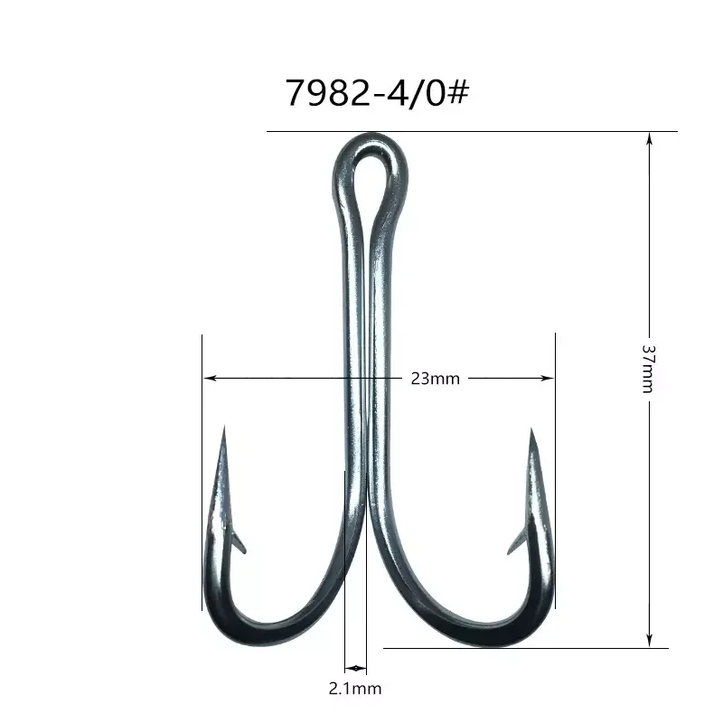Size 2/0# -9/0# High quality stainless steel material double hook-SS7982