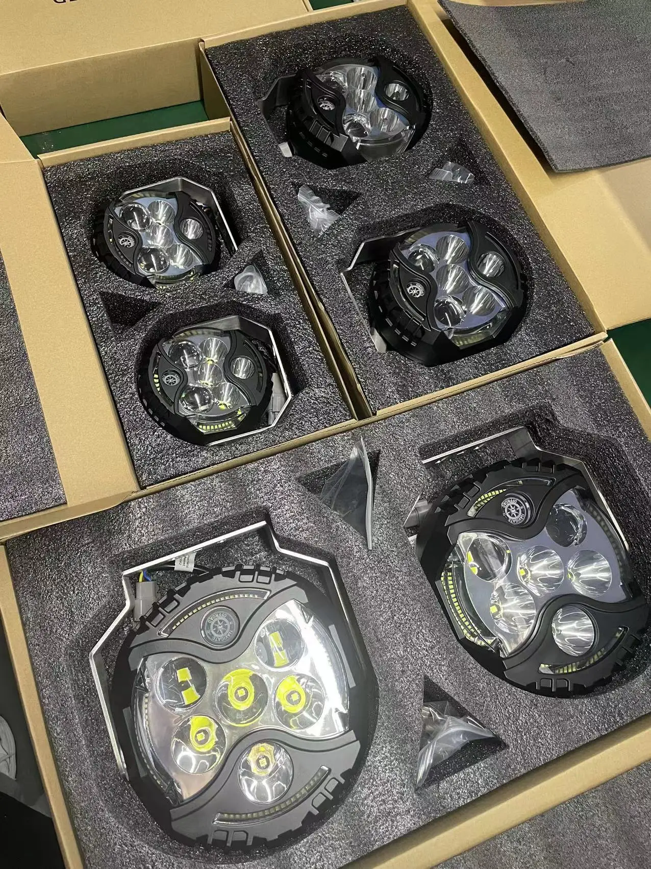 7inch 90W Led car spot light 5inch 9inch Side Shooter Led Driving Light drl led round work lamps amber tractor offroad lights