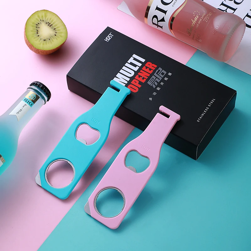 
Promotional Gift Colorful Bottle Opener Stainless Steel Beer Bottle Opener 