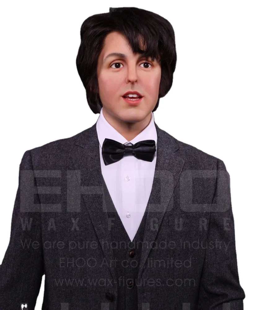 Famous British Band Life Size Celebrity Wax Figure For Sale