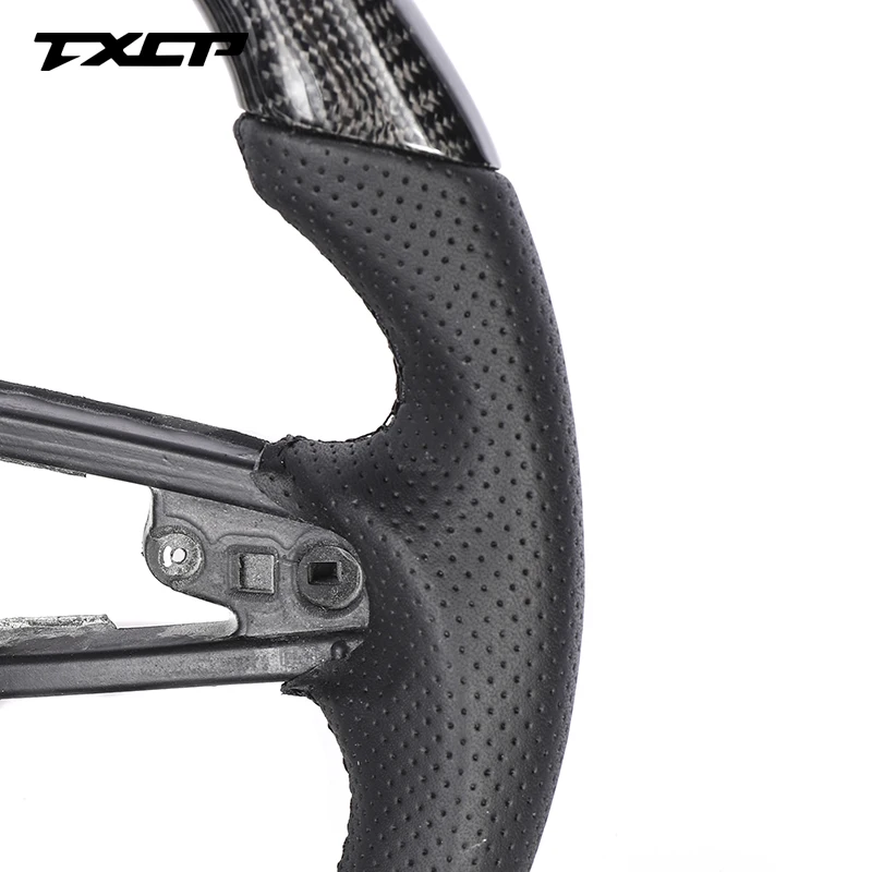 Рулевое колесо из углеродного волокна подходит для Audi TT R8 TTRS TTS MK2 MK3 s3 s4 s5 s6 s7 rs3 rs4 rs5 rs6 rs7 A4 A6 рулевое