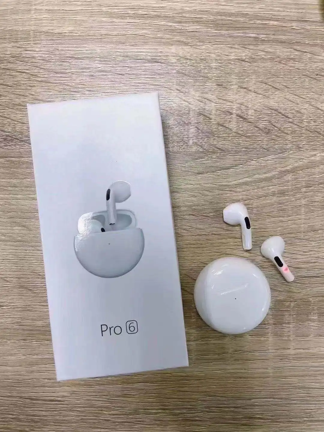 Cheap Price Pro 6 TWS Hot-sale Pods Wireless Headset Automatically Re-pair Auricular Hear Aids Wireless Earbuds Pro6