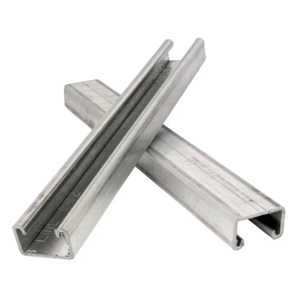Steel Processing Parts Galvanized  Steel C Channel Cold Formed Galvanized Channel Steel Profile Greenhouse Gutter Profile