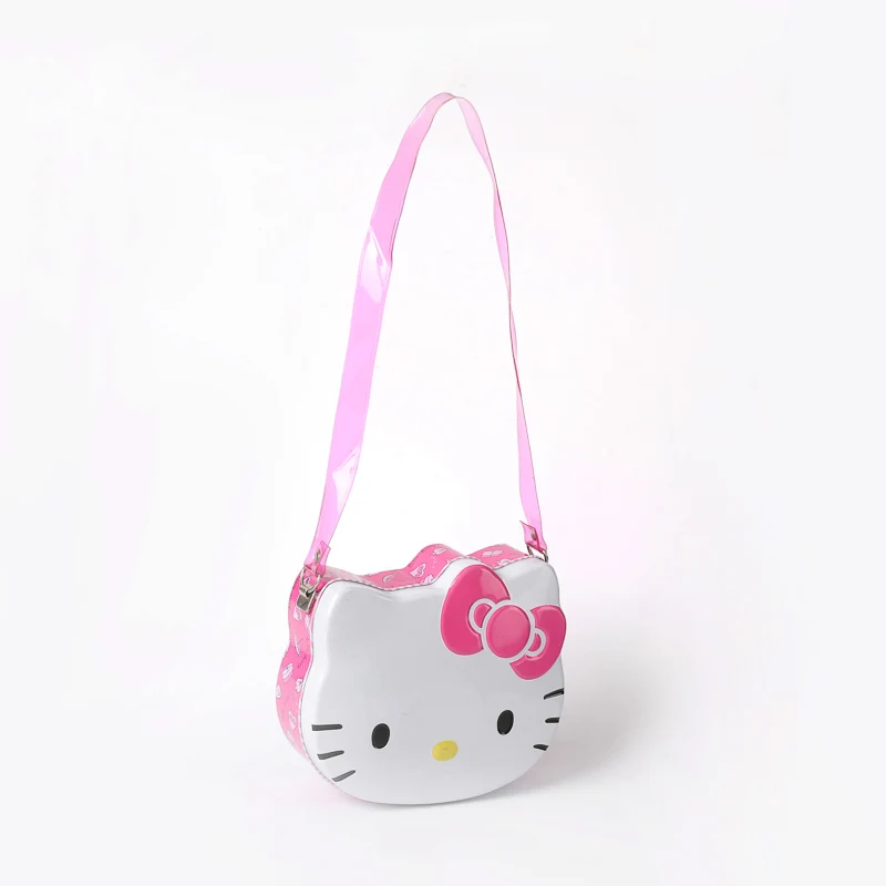 Nested packing Set of 2 special cat-shaped Gift Box of pink cat tin box