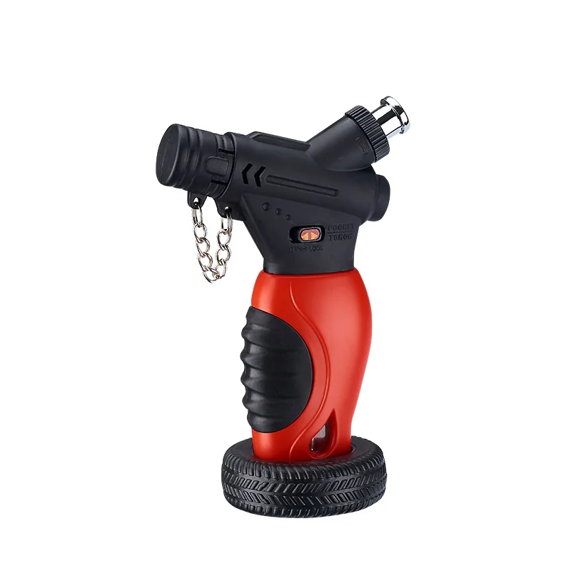 Wholesale Refillable Torch Lighters, Custom Refilling Mini Handheld Gas Welding Business Torch Lighter Butane Fuel Windproof Jet