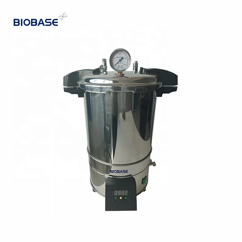 BIOBASE Autoclave BKM-P18III 18L Timing control type Self-expanding Sealing Ring Portable Autoclave for Lab