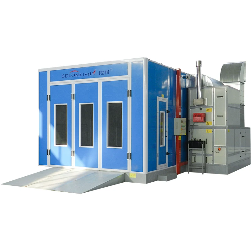 LX3 7mx4m diesel heating auto spray room car body baking oven diesel paint booth car spray booth