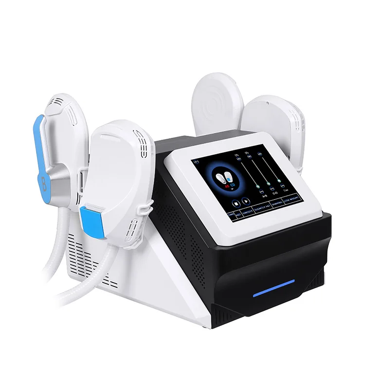 Portable 7 tesla hi neo emslim 4 handle emt machine ems muscle stimulator body sculpting machine em slim rf