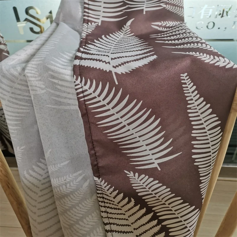 Hot sell blackout curtains minimatt printed oxford fabric for hometextile window curtain living room bedroom