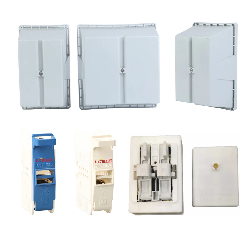 Waterproof car bus marine 12 way circuit led indicator 32V DC fuse box holder with negative terminal