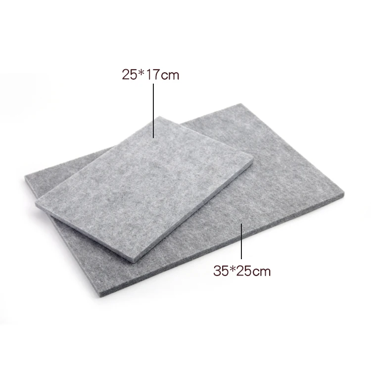 Diy leather tools shock noise reduction wool felt diamond cutting punching pad polyester Acoustic panel