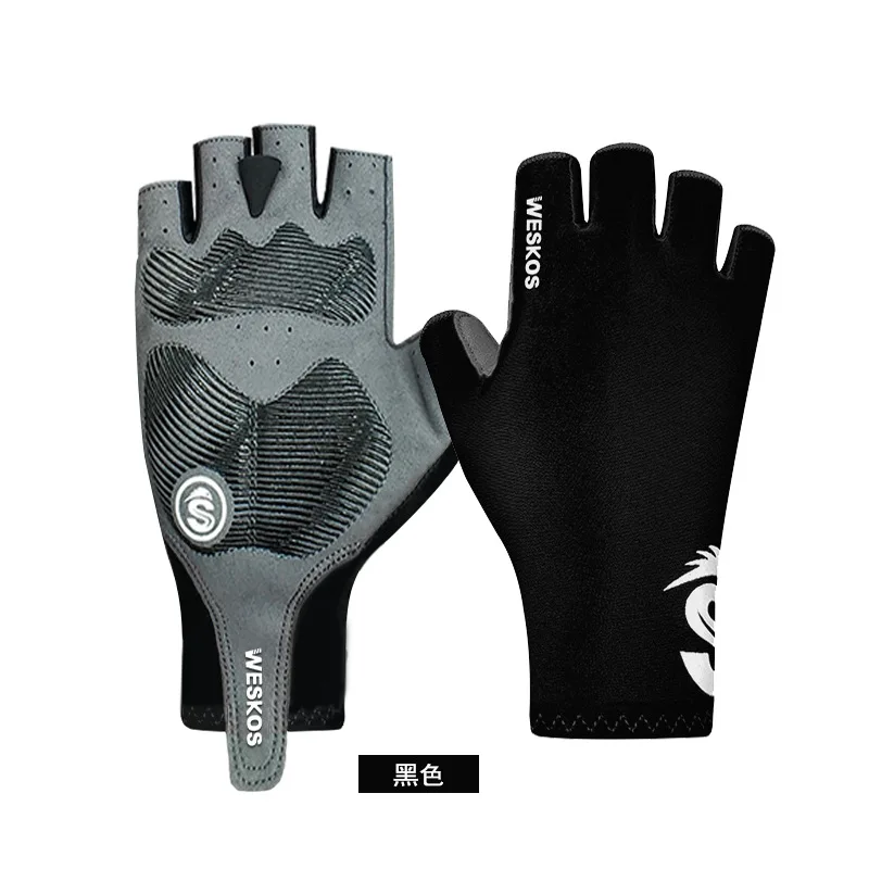 Outdoor sports summer bicycle riding sunscreen half-finger gloves breathable non-slip anti-shock mountain bike spot wholesale